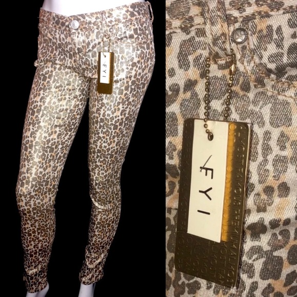Leopard Shine Jeans - Picture 7 of 8